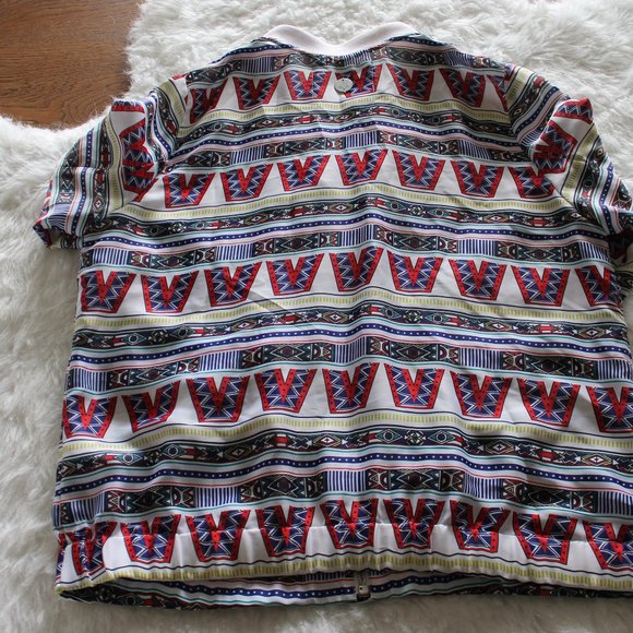 Eleven Paris Women Medium Long Sleeve Full zip Jacket with Geometric Pattern - Picture 5 of 5